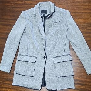 Banana Republic Light Gray Women's Blazer